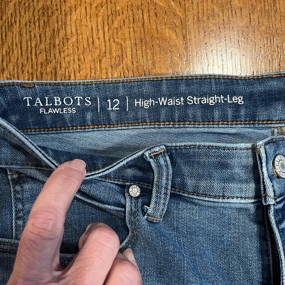 Talbots High Waist Flawless Straight Leg Jeans - Picture 2 of 6